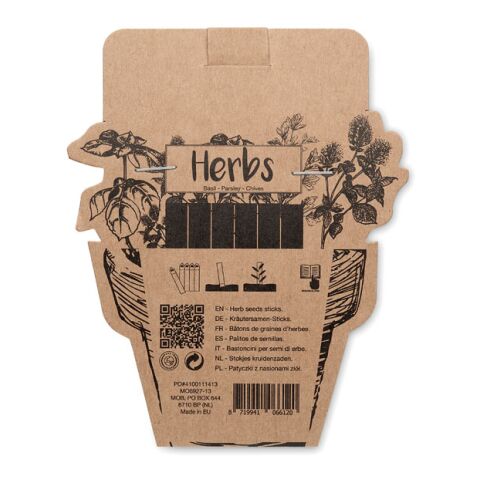 Kräutersamen-Sticks beige | ohne Werbeanbringung | Nicht verfügbar | Nicht verfügbar | Nicht verfügbar