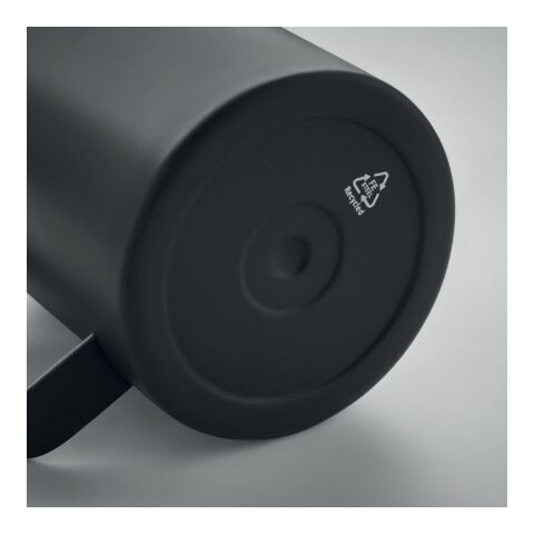 Doppelwandiger Becher 300 ml aus recyceltem Edelstahl schwarz | ohne Werbeanbringung | Nicht verfügbar | Nicht verfügbar | Nicht verfügbar