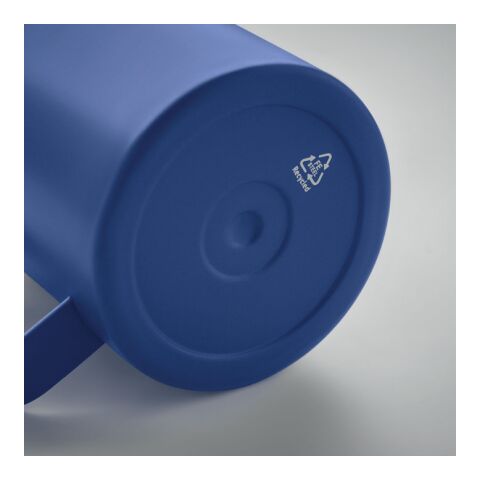 Doppelwandiger Becher 300 ml aus recyceltem Edelstahl blau | ohne Werbeanbringung | Nicht verfügbar | Nicht verfügbar | Nicht verfügbar