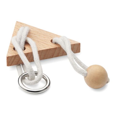 Geduldsspiel Holz Dreieck holzfarben | ohne Werbeanbringung | Nicht verfügbar | Nicht verfügbar | Nicht verfügbar