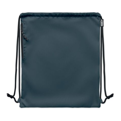 Großer Beutel mit Kordelzug RPET-Polyester marineblau