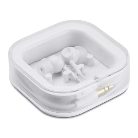 Ohrhörer aus Silikon weiß | ohne Werbeanbringung | Nicht verfügbar | Nicht verfügbar | Nicht verfügbar