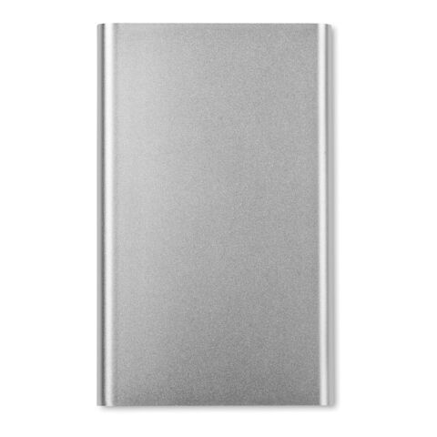 Aluminium Powerbank 4000 mAh mattsilber | ohne Werbeanbringung | Nicht verfügbar | Nicht verfügbar