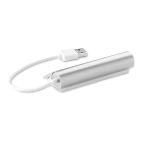 4 Port 2.0 USB Hub aus Aluminium silber glänzend | ohne Werbeanbringung | Nicht verfügbar | Nicht verfügbar