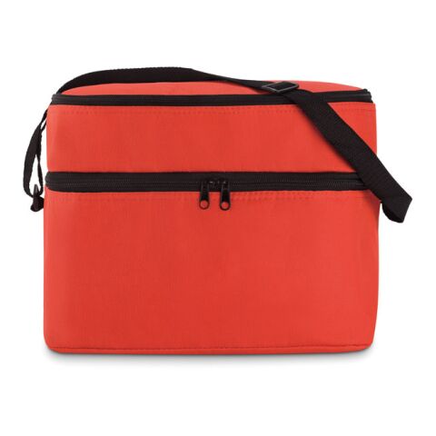 Kühltasche mit 2 Reißverschlussfächern rot | ohne Werbeanbringung | Nicht verfügbar | Nicht verfügbar | Nicht verfügbar
