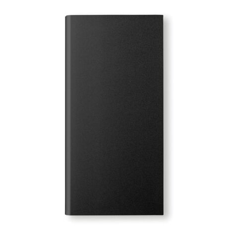 Solar Powerbank 8000 mAh aus Aluminium schwarz | ohne Werbeanbringung | Nicht verfügbar | Nicht verfügbar