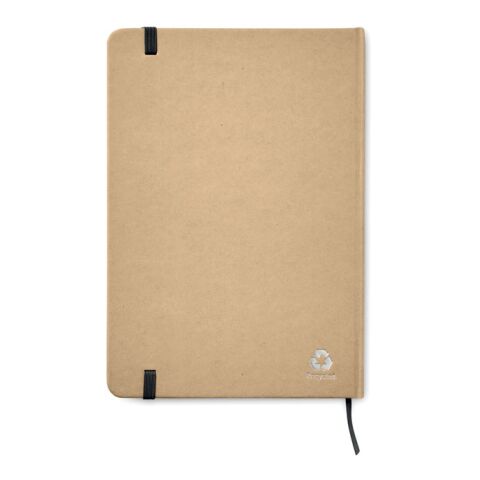 DIN A5 Notizbuch recycelt schwarz | ohne Werbeanbringung | Nicht verfügbar | Nicht verfügbar | Nicht verfügbar