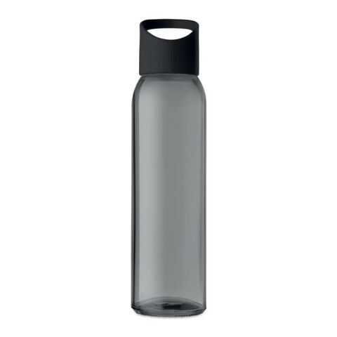 Trinkflasche Glas 470 ml schwarz | ohne Werbeanbringung | Nicht verfügbar | Nicht verfügbar | Nicht verfügbar