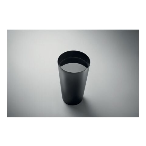 Festivalbecher "Large" aus Plastik, 500ml schwarz | ohne Werbeanbringung | Nicht verfügbar | Nicht verfügbar