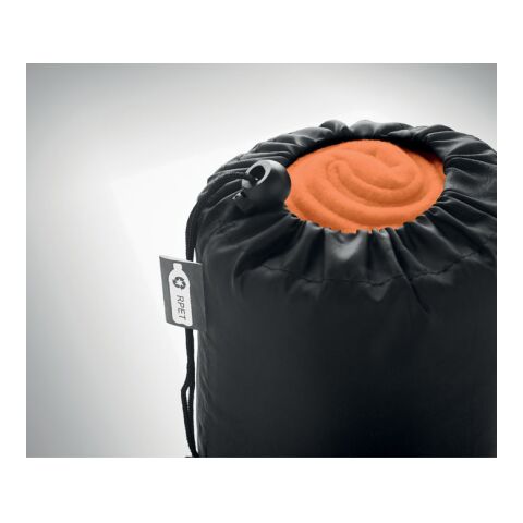 RPET Fleece-Reisedecke orange | ohne Werbeanbringung | Nicht verfügbar | Nicht verfügbar | Nicht verfügbar