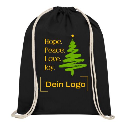 *Christmas* Oregon Beutel Schwarz | Hope &amp; Peace | 4C DTF Transfer