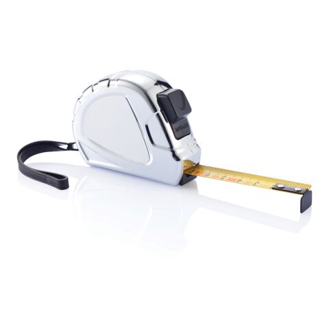 5m/19mm Auto-Stopp Maßband Ergonomic silber-schwarz | ohne Werbeanbringung | Nicht verfügbar | Nicht verfügbar