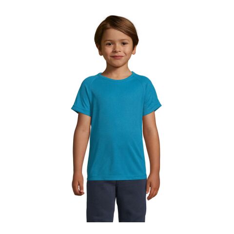 SPORTY KINDERT-SHIRT 140g aqua | 4XL | ohne Werbeanbringung | Nicht verfügbar | Nicht verfügbar | Nicht verfügbar