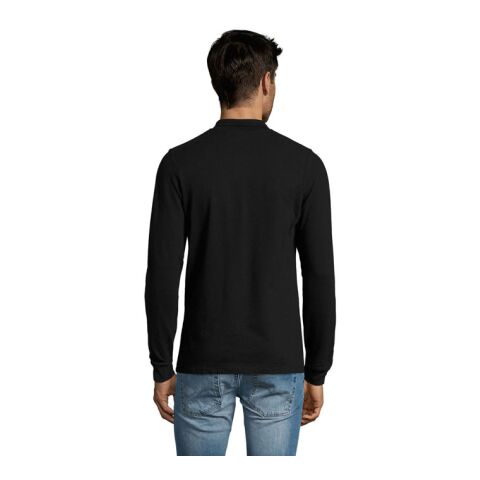 PERFECT MEN LSL POLO 180g schwarz | S | ohne Werbeanbringung | Nicht verfügbar | Nicht verfügbar | Nicht verfügbar