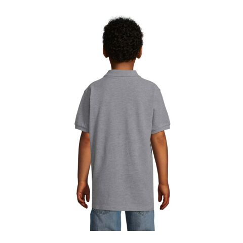 PERFECT KINDER POLO 180g grau melange 2 | 3XL | ohne Werbeanbringung | Nicht verfügbar | Nicht verfügbar | Nicht verfügbar
