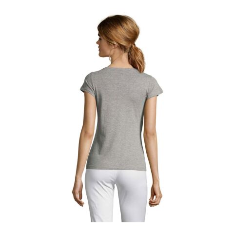 MOON DAMEN T-SHIRT 150g grau melange | XL | ohne Werbeanbringung | Nicht verfügbar | Nicht verfügbar | Nicht verfügbar