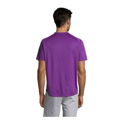 SPORTY MEN T-Shirt dunkellila | XXS | ohne Werbeanbringung | Nicht verfügbar | Nicht verfügbar | Nicht verfügbar