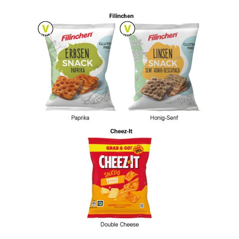 Fußball-Design Trikot Box M 4c Euroskala | Filinchen Erbsensnack