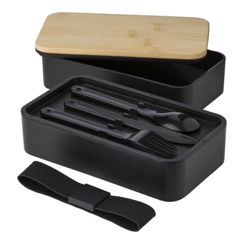 Doppellagige PP-Lunchbox Maxton Weiß | ohne Werbeanbringung | Nicht verfügbar | Nicht verfügbar