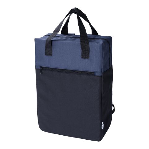 RPET-Polyester (600D) Rucksack Olive Blau | ohne Werbeanbringung | Nicht verfügbar | Nicht verfügbar