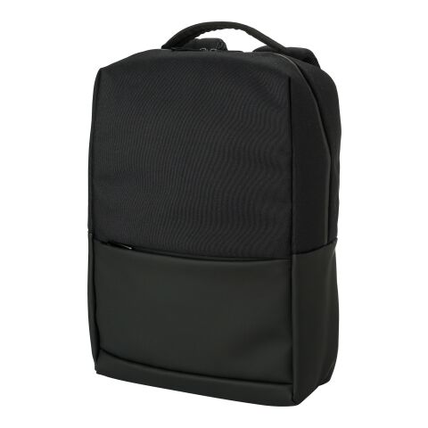 Polyester (600D) Laptop-Rucksack Oscar Schwarz | ohne Werbeanbringung | Nicht verfügbar | Nicht verfügbar