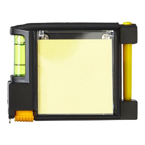 Maßband &#039;4 in 1&#039; aus Kunststoff Schwarz | ohne Werbeanbringung | Nicht verfügbar | Nicht verfügbar