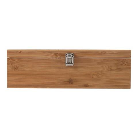 Weinset und Geschenkbox &#039;Syrah&#039; aus Bambus Braun | ohne Werbeanbringung | Nicht verfügbar | Nicht verfügbar