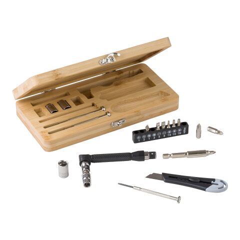 Bambus-Werkzeugsatz Elmar Braun | ohne Werbeanbringung | Nicht verfügbar | Nicht verfügbar