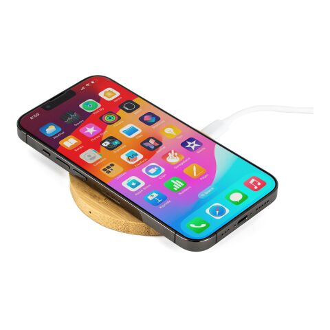 Wireless Ladepad &#039;Westminster&#039; aus Bambus Braun | ohne Werbeanbringung | Nicht verfügbar | Nicht verfügbar