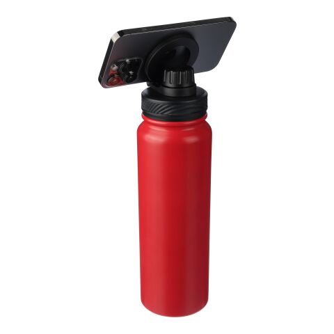 Doppelwandige Flasche aus Edelstahl (800 ml) Zinnia Schwarz | ohne Werbeanbringung | Nicht verfügbar | Nicht verfügbar