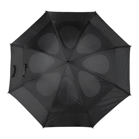 Portierschirm 'Finley' aus Polyester Schwarz