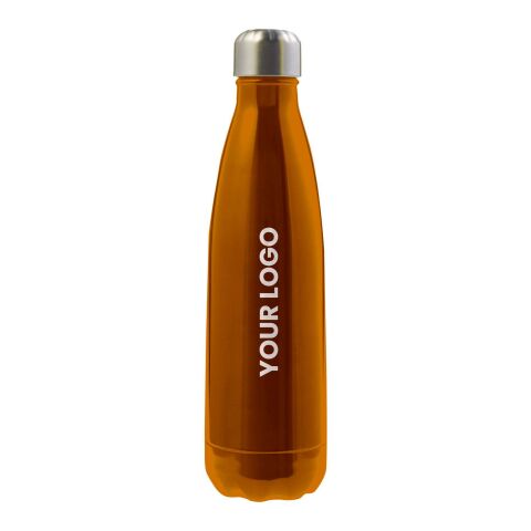Doppelwandige Trinkflasche Bali 500ml aus Edelstahl Orange