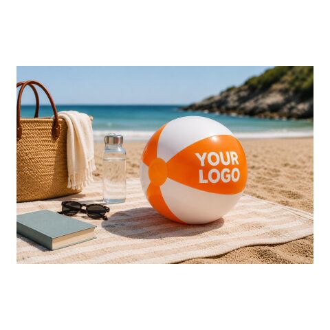 Aufblasbarer Wasserball aus PVC Orange