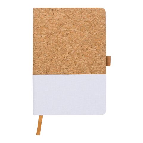 Notizbuch Trevor aus Kork und Baumwolle Rot