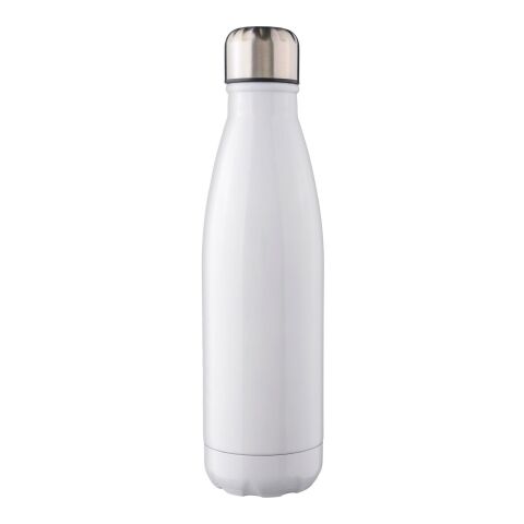 Einwandiger Edelstahlflasche aus recyceltem Stahl 650 ml Cliff Weiß