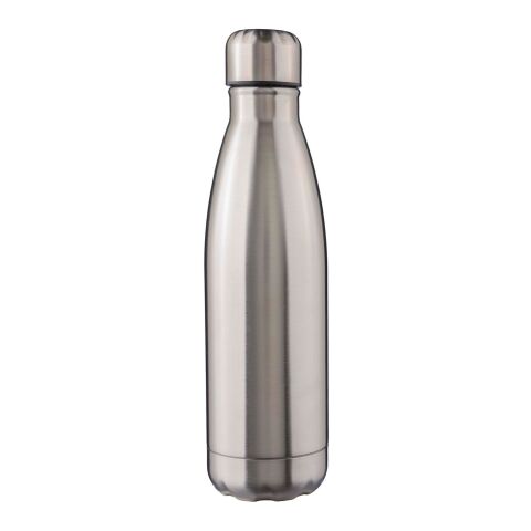 Doppelwandige Edelstahlflasche 500 ml Clifford aus recyceltem Stahl Silber