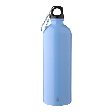 Recycelte einwandige Edelstahlflasche (750 ml) Emeric Rot