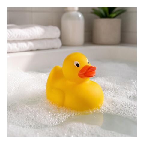 Badeente 'Duck' aus Kunststoff Gelb