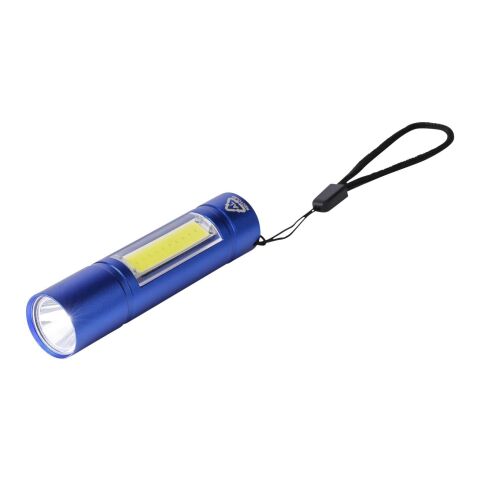 Taschenlampe aus recyceltem Aluminium COB Sami Silber
