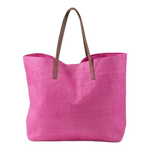 Strandtasche &#039;Calm&#039; aus Papier Rot | ohne Werbeanbringung