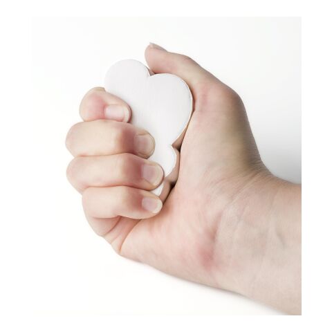 Anti-Stress-Wolke &#039;Cloudy&#039; aus PU-Schaum Weiß | ohne Werbeanbringung | Nicht verfügbar | Nicht verfügbar