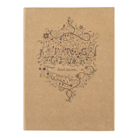 Malbuch &#039;Floral&#039; für Erwachsene Braun | ohne Werbeanbringung | Nicht verfügbar | Nicht verfügbar