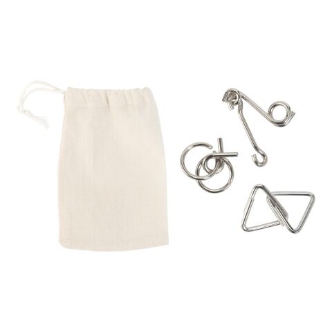 Geduldspieleset &#039;Albert&#039; bestehend aus drei Spielen beige | ohne Werbeanbringung | Nicht verfügbar | Nicht verfügbar