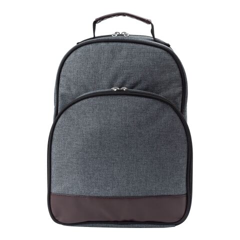Picknick-Kühlrucksack &#039;Petra&#039; aus Polycanvas Blau | ohne Werbeanbringung | Nicht verfügbar | Nicht verfügbar