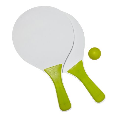 Beachball Tennisspiel &#039;Costa Brava&#039; aus Holz Schwarz | ohne Werbeanbringung | Nicht verfügbar | Nicht verfügbar