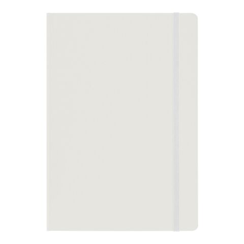 Notizbuch &#039;Biarritz&#039; aus Karton (ca. DIN A5 Format) Weiß | ohne Werbeanbringung | Nicht verfügbar | Nicht verfügbar