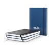 Notizbuch Easy-Book Comfort Bestseller inkl. Prägung Marineblau-silber | A5 | ohne Werbeanbringung | Silber