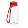 Trinkflasche "Refresh", 400 ml, inkl. Strap transparent | ohne Werbeanbringung | Nicht verfügbar | Nicht verfügbar