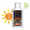 50 ml Flasche - Sonnenmilch LSF 50 (sensitiv) - Body Label Weiß | ohne Werbeanbringung