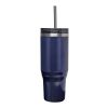 Melbourne 1200 ml RCS-zertifizierter Isolierbecher mit Strohhalm Standard | navy | ohne Werbeanbringung | Nicht verfügbar | Nicht verfügbar